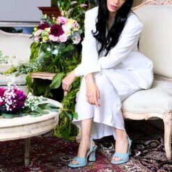 DAVINA 85 - Aqua Regina Romero Zapato Zapatilla Tacon Alto Para Dama En Piel -Reginaromero 38 07e4d74c 1afc 41a0 a957 52f8a5617f1e