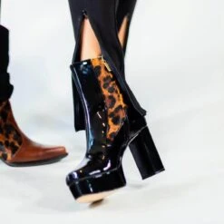 MARILINA 95 - Negro Y Cafe Regina Romero Zapato Bota Botin Plataforma Tacon Alto Para Dama En Piel -Reginaromero 6 b51b3a38 6f0d 4bb2 b3a0 87f95a353cd2