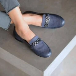 CARINA - Marino Regina Romero Zapato Mocasin De Piso Para Dama En Piel 14 CARINA - Marino Regina Romero Zapato Mocasin De Piso Para Dama En Piel -Reginaromero Regina Romero Zapato Mocasin Carina Piel Marino 7