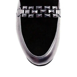 CARINA - Inox Y Negro Regina Romero Zapato Mocasin De Piso Para Dama En Piel -Reginaromero Regina Romero Zapato Mocasin Carina Piel Onix Ante Negro 5 2994ce9a 970a 4eca 9b64 91b79e81d1db