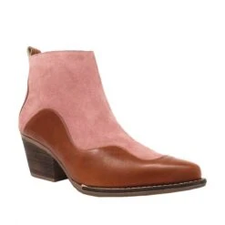 DAISY 60 - Caramelo Y Rosa Regina Romero Zapato Bota Botin Tacon Bajo Para Dama En Piel 17 DAISY 60 - Caramelo Y Rosa Regina Romero Zapato Bota Botin Tacon Bajo Para Dama En Piel -Reginaromero Regina Romero Bota Botin Daisy 60 Piel Caramelo Ante Rosa 2 8e31eca1 ed0f 40d6 9e23 299776f2fc72