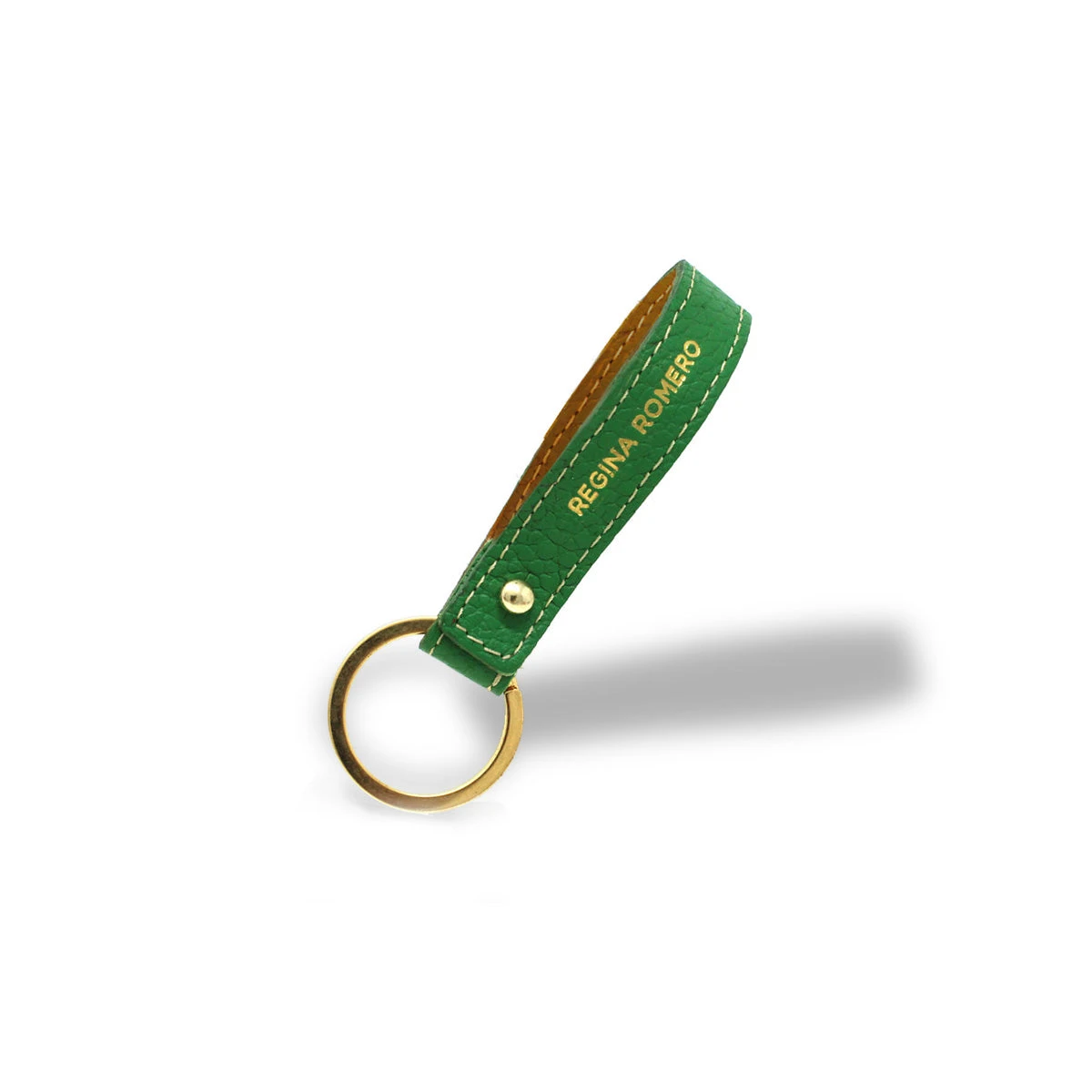 LLAVERO - Verde Regina Romero Accesorio Llavero Para Dama En Piel 4 LLAVERO - Verde Regina Romero Accesorio Llavero Para Dama En Piel - Imagen 2