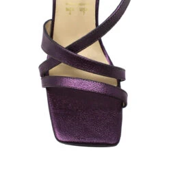 PIA 100 - Amatista Regina Romero Zapato Sandalia Zapatilla Tacon Alto Para Dama En Piel -Reginaromero Regina Romero Zapatilla Sandalia Pia Piel Uva 4 de7ad161 77e8 4b85 9933 aa34b63bdb5b