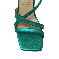 PIA 100 - Esmeralda Regina Romero Zapato Sandalia Zapatilla Tacon Alto Para Dama En Piel -Reginaromero Regina Romero Zapatilla Sandalia Pia Piel Verde Esmeralda 4 d3d6a4f9 b558 426a bf45 5fee241e9105