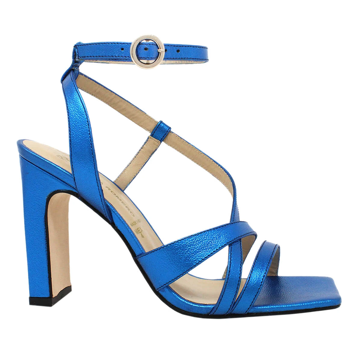 PIA 100 - Zafiro Regina Romero Zapato Sandalia Zapatilla Tacon Alto Para Dama En Piel 3 PIA 100 - Zafiro Regina Romero Zapato Sandalia Zapatilla Tacon Alto Para Dama En Piel