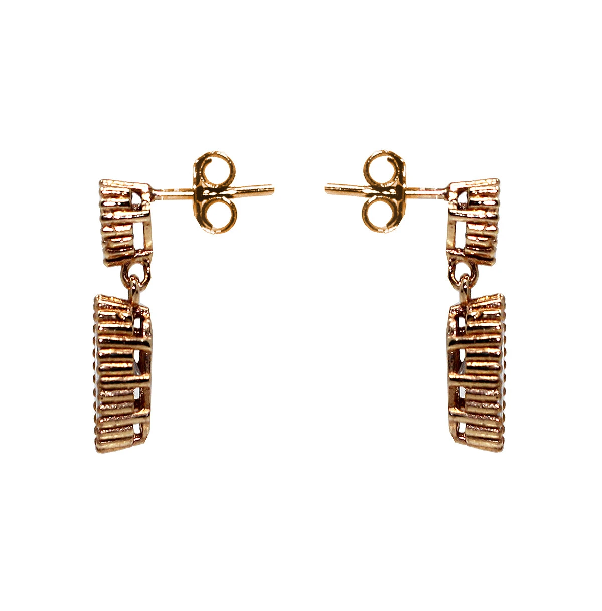 ARETES AMBERES - Cristal Y Dorado Regina RomeroArete Para Dama 8 ARETES AMBERES - Cristal Y Dorado Regina RomeroArete Para Dama - Imagen 6