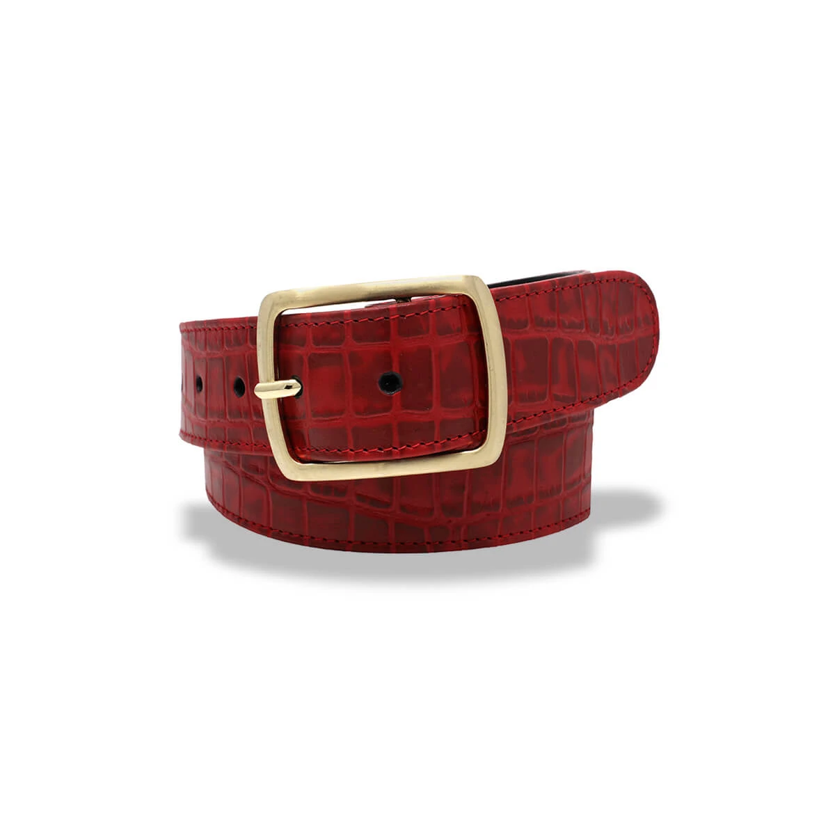 MAR - Rojo Con Oro Regina Romero Accesorio Cinturon Para Dama En Piel 3 MAR - Rojo Con Oro Regina Romero Accesorio Cinturon Para Dama En Piel