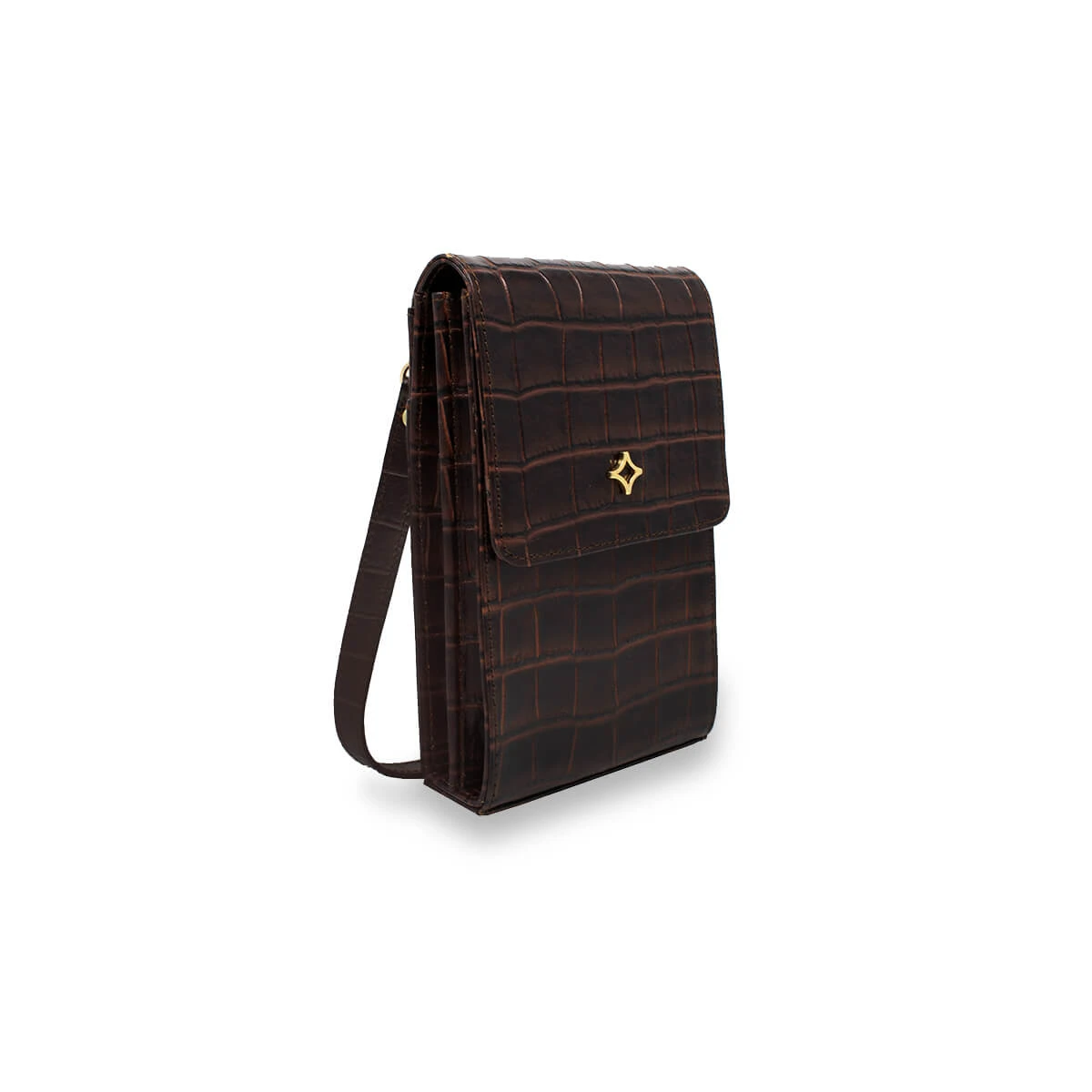 AMARA - Cafe Regina Romero Accesorio Porta Celulares Para Dama En Piel 4 AMARA - Cafe Regina Romero Accesorio Porta Celulares Para Dama En Piel - Imagen 2