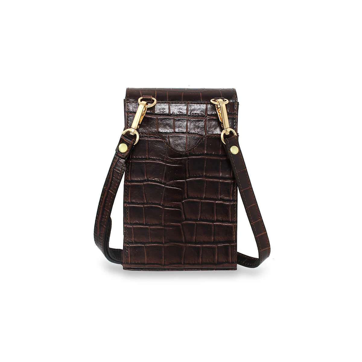 AMARA - Cafe Regina Romero Accesorio Porta Celulares Para Dama En Piel 5 AMARA - Cafe Regina Romero Accesorio Porta Celulares Para Dama En Piel - Imagen 3