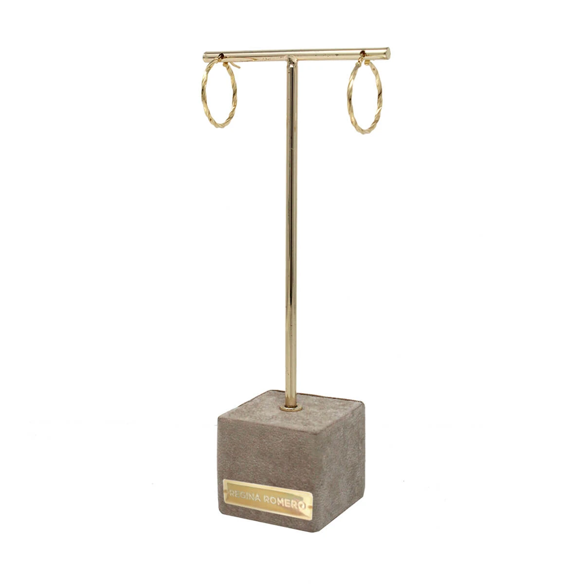 ARETES CAPRI - Dorado Regina Romero Arete Para Dama 6 ARETES CAPRI - Dorado Regina Romero Arete Para Dama - Imagen 4