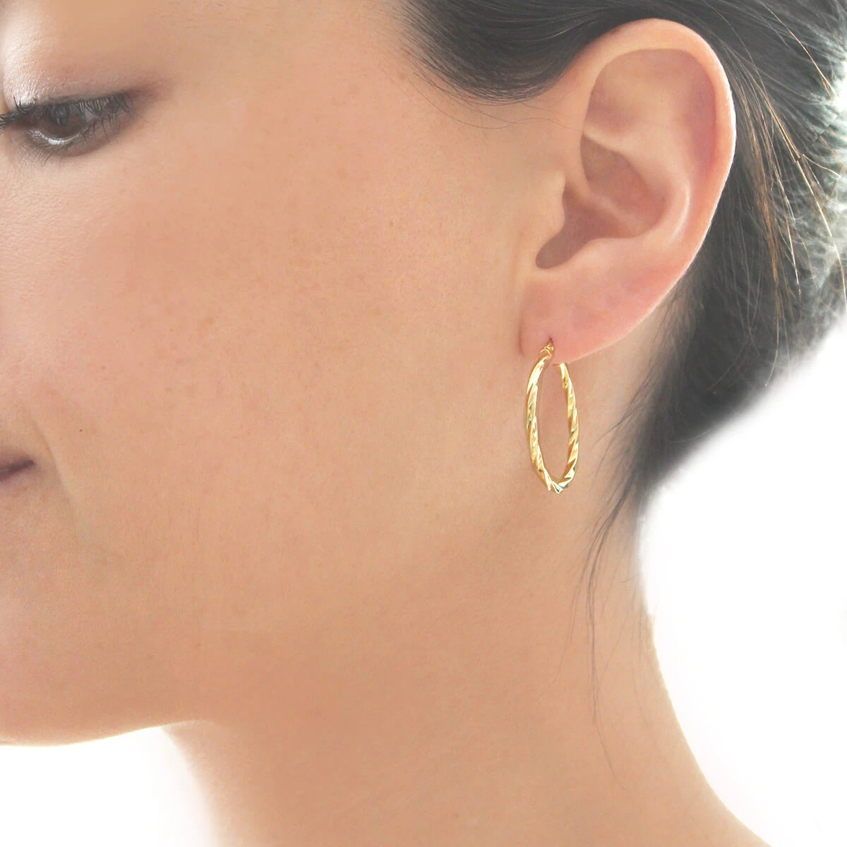 ARETES CAPRI - Dorado Regina Romero Arete Para Dama 4 ARETES CAPRI - Dorado Regina Romero Arete Para Dama - Imagen 2