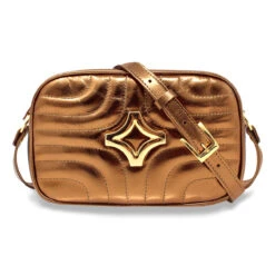 COLETTE - Bronce Regina Romero Accesorio Bolso Para Dama En Piel -Reginaromero Regina Romero bolso Collete oro viejo 2 piel 2