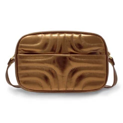 COLETTE - Bronce Regina Romero Accesorio Bolso Para Dama En Piel -Reginaromero Regina Romero bolso Collete oro viejo 2 piel 4