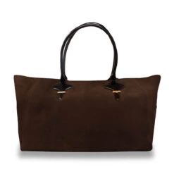 EVA - Cafe Regina Romero Accesorio Bolso Para Dama En Piel -Reginaromero Regina Romero bolso tote bag Eva ante cafe 1