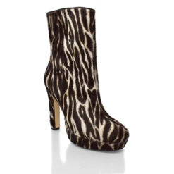 ALIX 120 - Cafe Print Regina Romero Zapato Bota Botin Plataforma Tacon Alto Para Dama En Piel 9 ALIX 120 - Cafe Print Regina Romero Zapato Bota Botin Plataforma Tacon Alto Para Dama En Piel -Reginaromero Regina Romero bota botin Alix print cafe piel 3