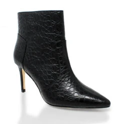 ANTONIA 75 - Negro Regina Romero Zapato Bota Botin Tacon Alto Para Dama En Piel 15 ANTONIA 75 - Negro Regina Romero Zapato Bota Botin Tacon Alto Para Dama En Piel -Reginaromero Regina Romero bota botin Antonia croco negro piel 3