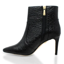 ANTONIA 75 - Negro Regina Romero Zapato Bota Botin Tacon Alto Para Dama En Piel 16 ANTONIA 75 - Negro Regina Romero Zapato Bota Botin Tacon Alto Para Dama En Piel -Reginaromero Regina Romero bota botin Antonia croco negro piel 4