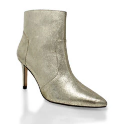 ANTONIA 75 - Oro Regina Romero Zapato Bota Botin Tacon Alto Para Dama En Piel 15 ANTONIA 75 - Oro Regina Romero Zapato Bota Botin Tacon Alto Para Dama En Piel -Reginaromero Regina Romero bota botin Antonia oro claro piel 3