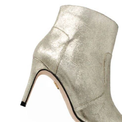 ANTONIA 75 - Oro Regina Romero Zapato Bota Botin Tacon Alto Para Dama En Piel 18 ANTONIA 75 - Oro Regina Romero Zapato Bota Botin Tacon Alto Para Dama En Piel -Reginaromero Regina Romero bota botin Antonia oro claro piel 5