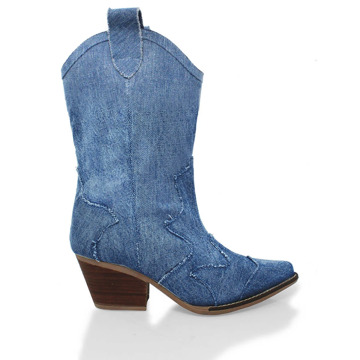 BAILEY 60 - Denim Regina Romero Zapato Bota Botin Tacon Bajo Para Dama 3 BAILEY 60 - Denim Regina Romero Zapato Bota Botin Tacon Bajo Para Dama