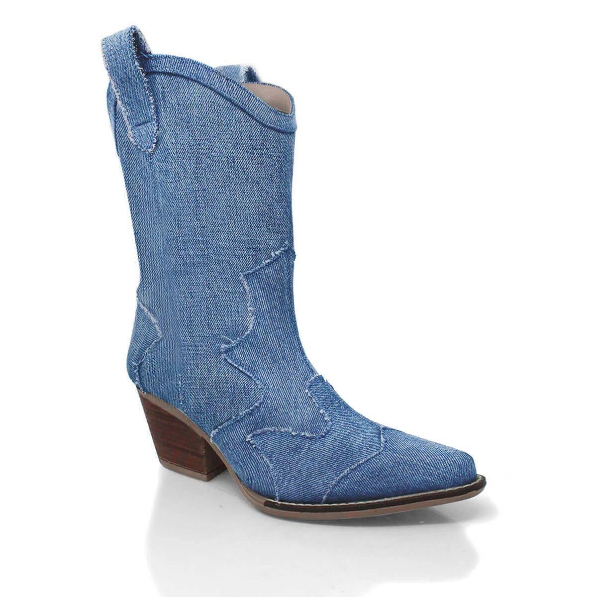 BAILEY 60 - Denim Regina Romero Zapato Bota Botin Tacon Bajo Para Dama 7 BAILEY 60 - Denim Regina Romero Zapato Bota Botin Tacon Bajo Para Dama - Imagen 5