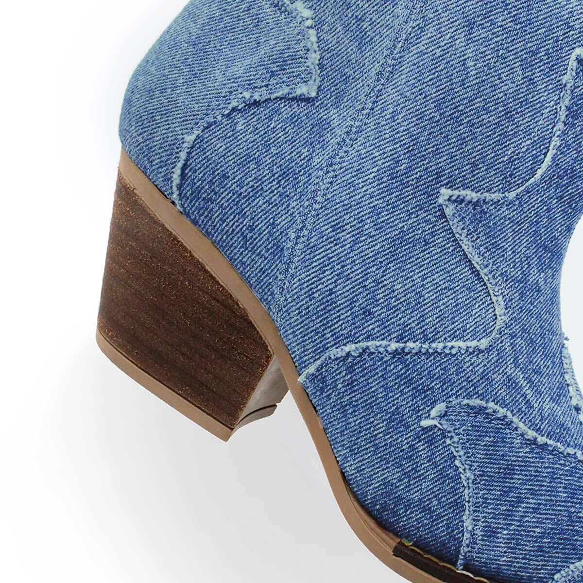 BAILEY 60 - Denim Regina Romero Zapato Bota Botin Tacon Bajo Para Dama 9 BAILEY 60 - Denim Regina Romero Zapato Bota Botin Tacon Bajo Para Dama - Imagen 7