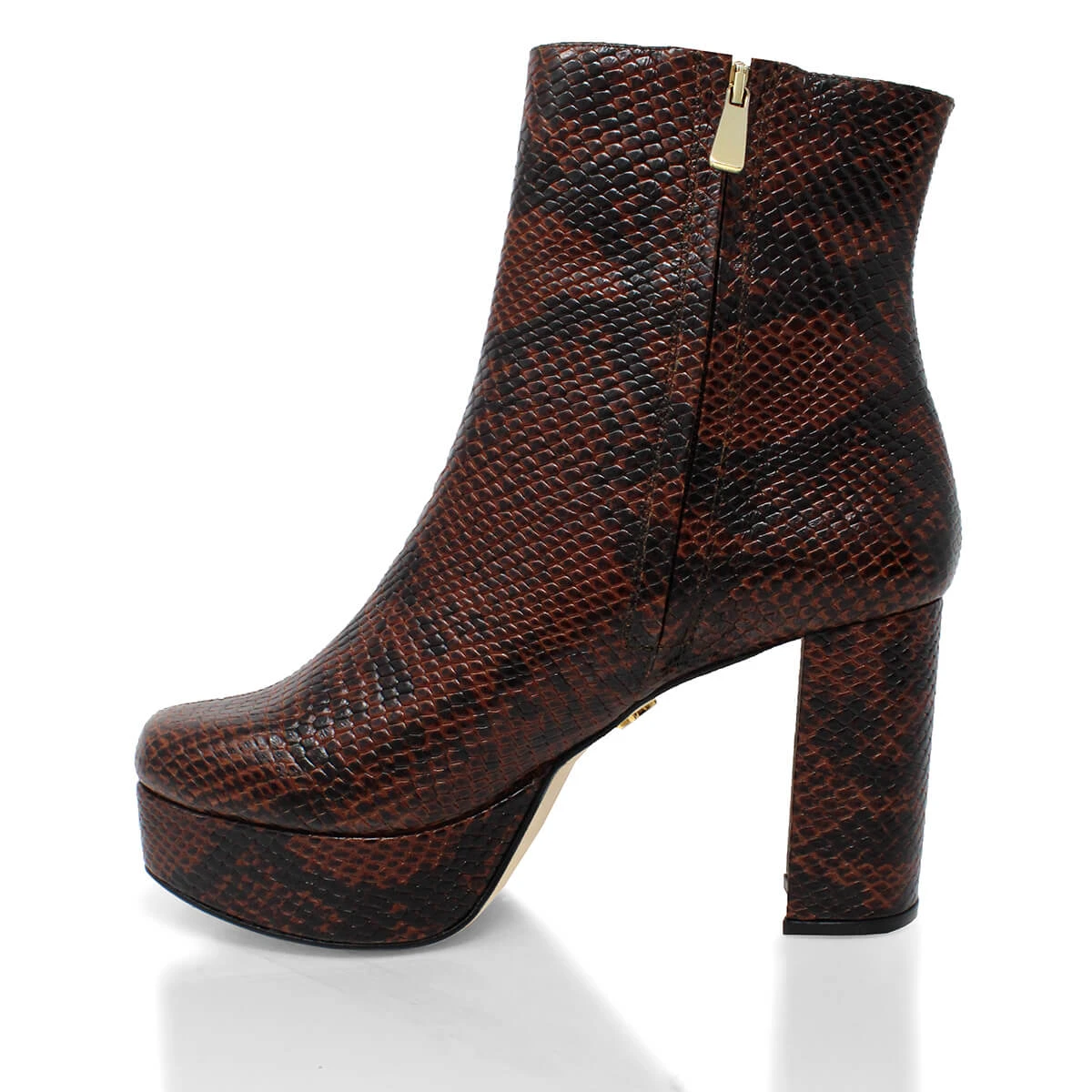 ELSY 95 - Cafe Regina Romero Zapato Bota Botin Plataforma Tacon Alto Para Dama En Piel 8 ELSY 95 - Cafe Regina Romero Zapato Bota Botin Plataforma Tacon Alto Para Dama En Piel - Imagen 6