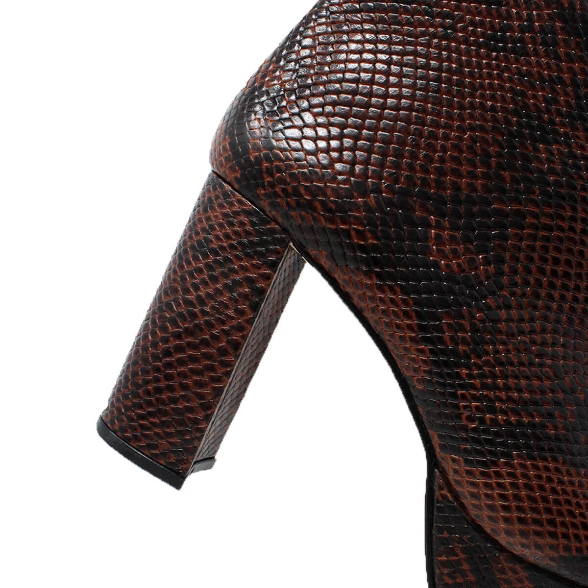 ELSY 95 - Cafe Regina Romero Zapato Bota Botin Plataforma Tacon Alto Para Dama En Piel 11 ELSY 95 - Cafe Regina Romero Zapato Bota Botin Plataforma Tacon Alto Para Dama En Piel - Imagen 9