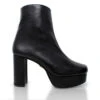 ELSY 95 - Negro Regina Romero Zapato Bota Botin Plataforma Tacon Alto Para Dama En Piel 2 ELSY 95 - Negro Regina Romero Zapato Bota Botin Plataforma Tacon Alto Para Dama En Piel -Reginaromero Regina Romero bota botin Elsy negro piel 1
