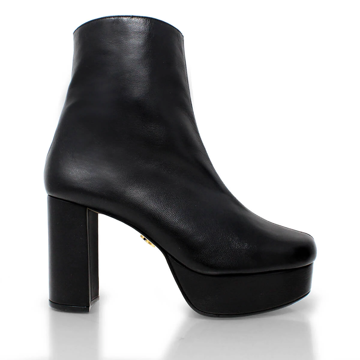 ELSY 95 - Negro Regina Romero Zapato Bota Botin Plataforma Tacon Alto Para Dama En Piel 3 ELSY 95 - Negro Regina Romero Zapato Bota Botin Plataforma Tacon Alto Para Dama En Piel