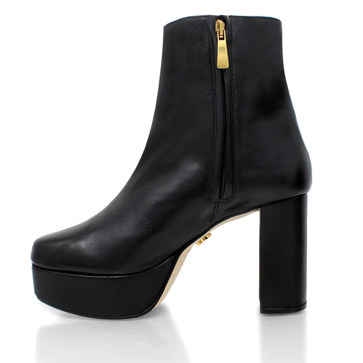 ELSY 95 - Negro Regina Romero Zapato Bota Botin Plataforma Tacon Alto Para Dama En Piel 5 ELSY 95 - Negro Regina Romero Zapato Bota Botin Plataforma Tacon Alto Para Dama En Piel - Imagen 3