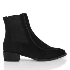 HARRY 40 - Negro Regina Romero Zapato Bota Botin Tacon Alto Para Dama En Piel