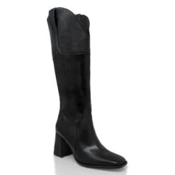 KING 75 - Negro Regina Romero Zapato Bota Botin Tacon Alto Para Dama En Piel -Reginaromero Regina Romero bota botin Kingnegro 3
