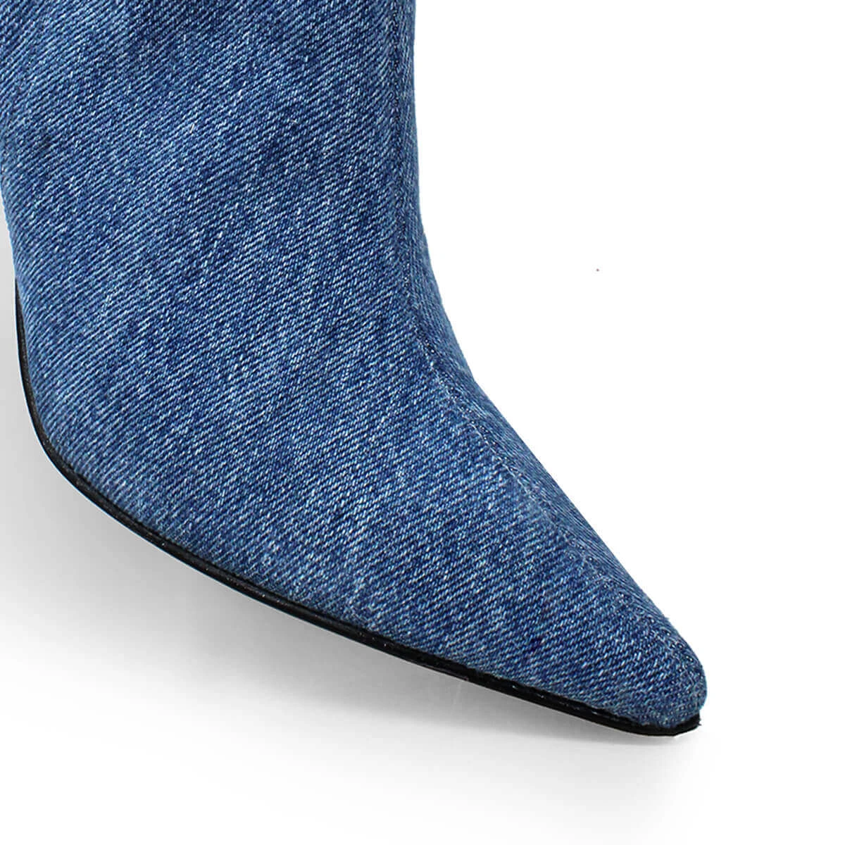 MITZY 75 - Denim Regina Romero Zapato Bota Larga Tacon Alto Para Dama 9 MITZY 75 - Denim Regina Romero Zapato Bota Larga Tacon Alto Para Dama - Imagen 7