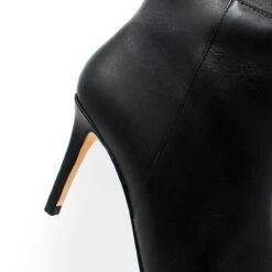 MITZY 75 - Negro Regina Romero Zapato Bota Larga Tacon Alto Para Dama En Piel -Reginaromero Regina Romero bota botin Mitzy negro piel 5