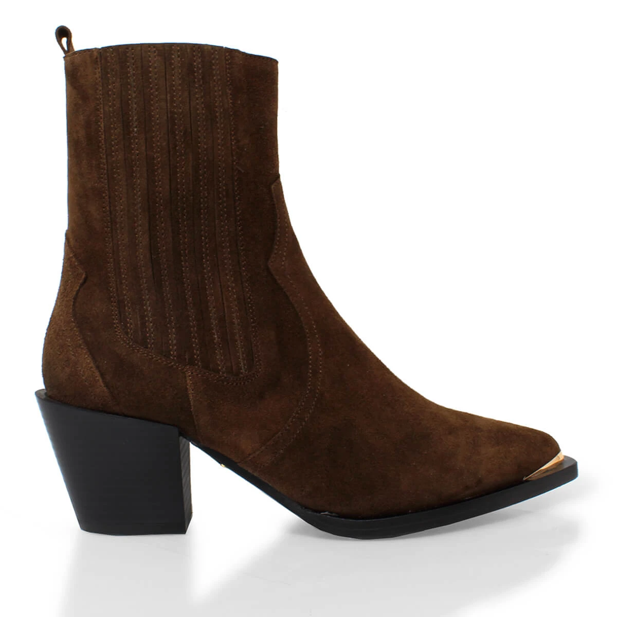 ROSARIO 70 - Chocolate Regina Romero Zapato Bota Botin Tacon Alto Para Dama En Piel 3 ROSARIO 70 - Chocolate Regina Romero Zapato Bota Botin Tacon Alto Para Dama En Piel