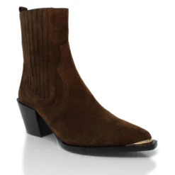 ROSARIO 70 - Chocolate Regina Romero Zapato Bota Botin Tacon Alto Para Dama En Piel 13 ROSARIO 70 - Chocolate Regina Romero Zapato Bota Botin Tacon Alto Para Dama En Piel -Reginaromero Regina Romero bota botin Rosario ante chocolate 3