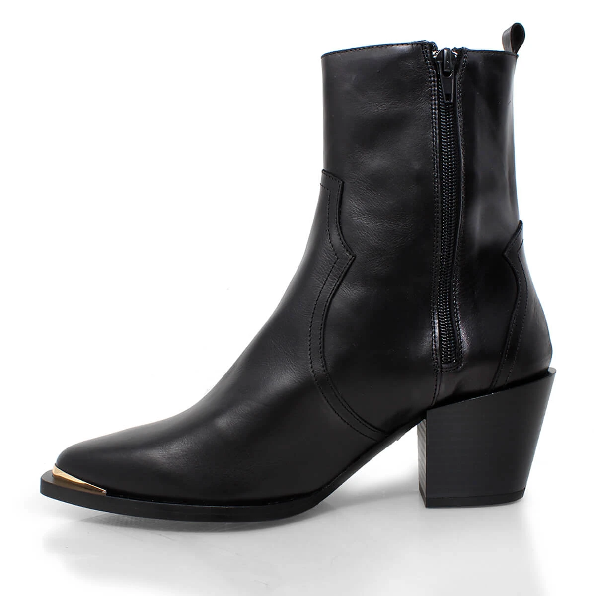 ROSARIO 70 - Negro Regina Romero Zapato Bota Botin Tacon Alto Para Dama En Piel 8 ROSARIO 70 - Negro Regina Romero Zapato Bota Botin Tacon Alto Para Dama En Piel - Imagen 6