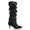 TORI 50 - Charol Negro Regina Romero Zapato Bota Larga Tacon Alto Para Dama En Piel 1 TORI 50 - Charol Negro Regina Romero Zapato Bota Larga Tacon Alto Para Dama En Piel -Reginaromero Regina Romero bota botin Tori negro piel 1