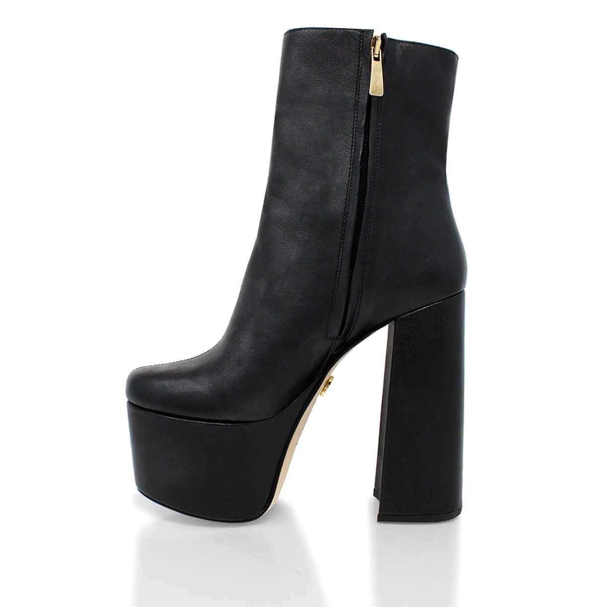 TOWER 150 - Negro Regina Romero Zapato Bota Botin Plataforma Tacon Alto Para Dama En Piel 10 TOWER 150 - Negro Regina Romero Zapato Bota Botin Plataforma Tacon Alto Para Dama En Piel - Imagen 8