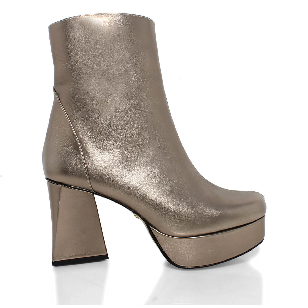 INGRID 95 - Seda Regina Romero Zapato Bota Botin Plataforma Tacon Alto Para Dama En Piel 3 INGRID 95 - Seda Regina Romero Zapato Bota Botin Plataforma Tacon Alto Para Dama En Piel