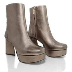 INGRID 95 - Seda Regina Romero Zapato Bota Botin Plataforma Tacon Alto Para Dama En Piel 9 INGRID 95 - Seda Regina Romero Zapato Bota Botin Plataforma Tacon Alto Para Dama En Piel -Reginaromero Regina Romero bota botin seda piel 2