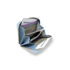 ATENEA - Azul Pastel Regina Romero Accesorio Monedero Para Dama En Piel -Reginaromero Regina Romero cartera Atenea azul claro piel 7