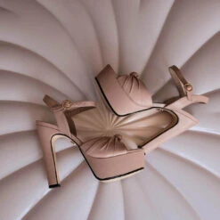 ALEXA 135 - Rosa Antiguo Regina Romero Zapato Sandalia Plataforma Tacon Alto Para Dama En Piel -Reginaromero Regina Romero plataforma sandalia Alexa piel rosa antiguo 8