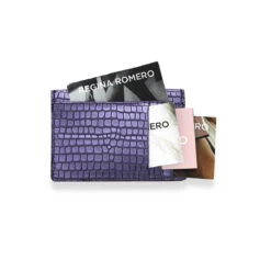 BLISS - Amatista Regina Romero Accesorio Tarjetero Para Dama En Piel -Reginaromero Regina Romero tarjetero Bliss amatista piel 4