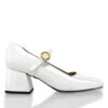MATI 50 - Charol Blanco Regina Romero Zapato Zapatilla Tacon Bajo Para Dama En Piel -Reginaromero Regina Romero zaatilla Mati charol blanco 1 20cc16ab fe01 40be bb24 fda4c44cdf53