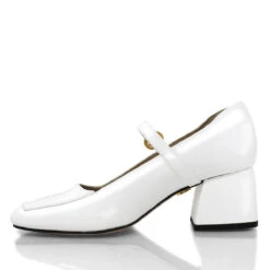 MATI 50 - Charol Blanco Regina Romero Zapato Zapatilla Tacon Bajo Para Dama En Piel -Reginaromero Regina Romero zaatilla Mati charol blanco 4 d4b026cf 70e2 461c be8c 69ee6ed8320f