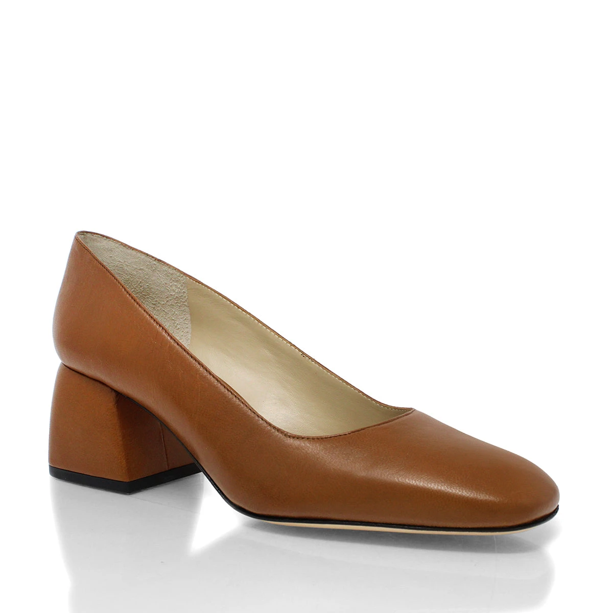 FIBI 40 - Miel Regina Romero Zapato Zapatilla Tacon Bajo Para Dama En Piel 7 FIBI 40 - Miel Regina Romero Zapato Zapatilla Tacon Bajo Para Dama En Piel - Imagen 5