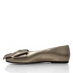 LULU - Seda Regina Romero Zapato Flat Balerina De Piso Para Dama En Piel -Reginaromero Regina Romero zapatilla flat Lulu seda piel 4