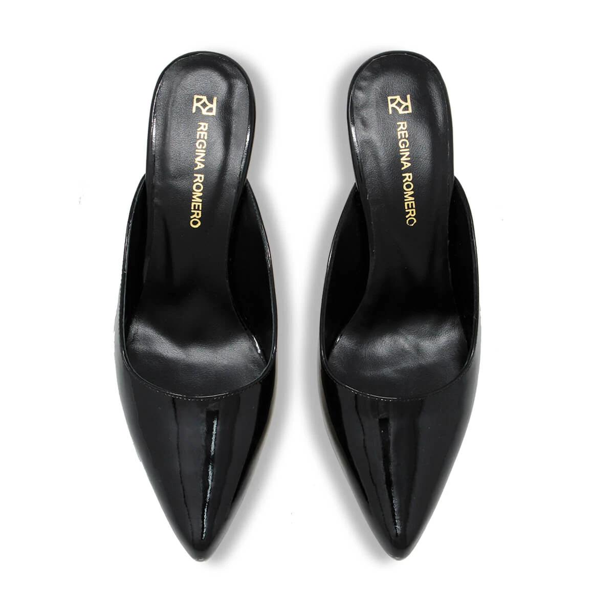 COSMO 80 - Charol Negro Regina Romero Zapato Zapatilla Tacon Alto Para Dama En Piel 9 COSMO 80 - Charol Negro Regina Romero Zapato Zapatilla Tacon Alto Para Dama En Piel - Imagen 7